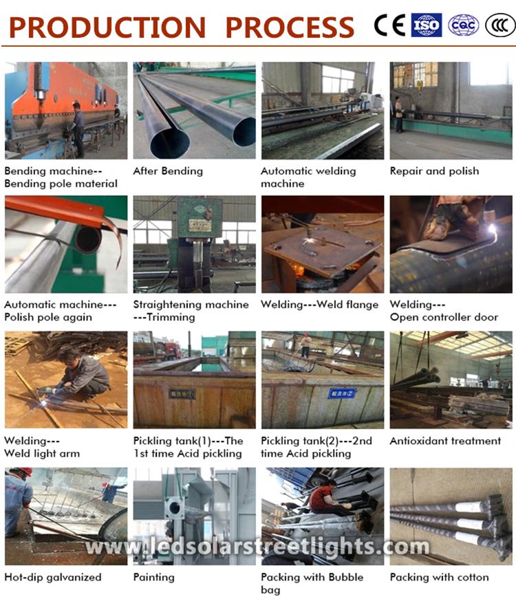 Production Process of Outdoor Solar Light Pole
